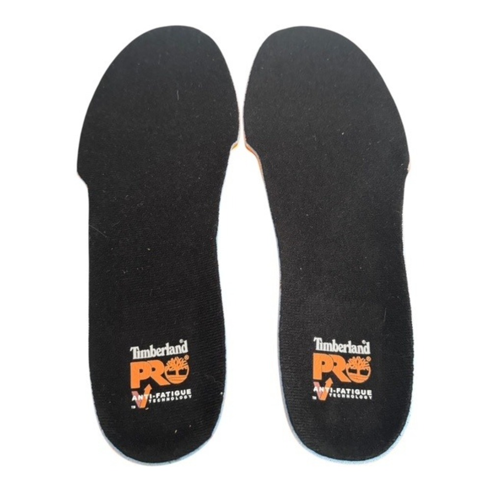 Timberland PRO Mens Black Orange Anti-Fatigue Technology Insoles 11-11.5 NEW